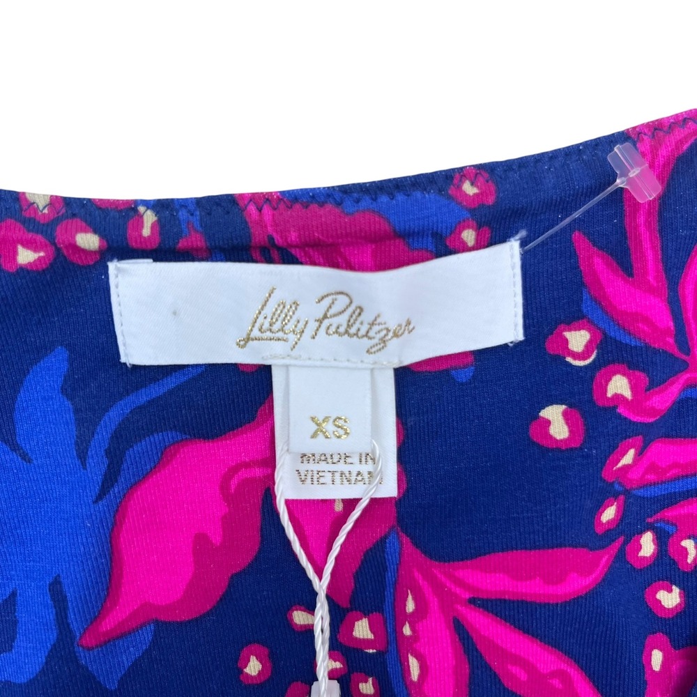 Lilly Pulitzer Loralei Skirted Romper Never Ending Summer Floral XS NEW - Picture 4 of 7